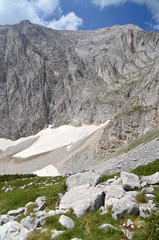 Vihren peak in the Pirin Mountains, Bulgaria