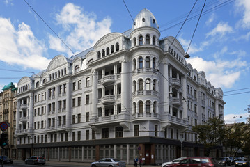 Fototapeta na wymiar Former KGB building in Riga