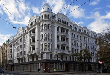Former KGB building in Riga - obrazy, fototapety, plakaty