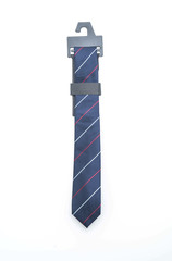 beautiful necktie on white
