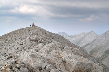Vihren peak in the Pirin Mountains, Bulgaria