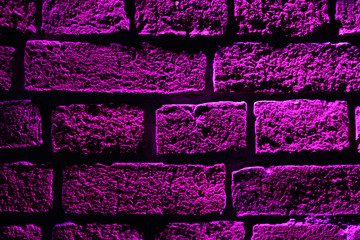 Background neon brick