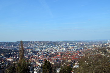 Fototapeta na wymiar Blick auf Stuttgart