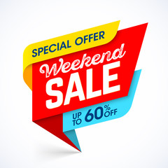 Weekend Sale special offer banner