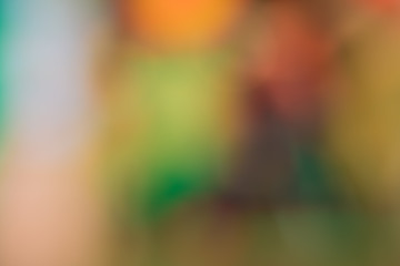 Colorful blurred bokeh and background