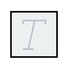 User Interface Icons - Italic Font (Retro)