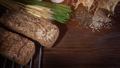 Healthy whole grain bread