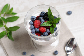 italian dessert panna cotta