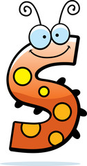 Cartoon Letter S Bug