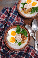 Rice  porridge with egg