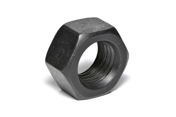 closeup isolated nuts on white background