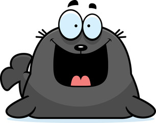 Happy Cartoon Seal