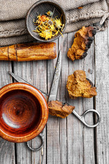herbs calendula and inonotus obliquus