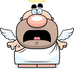 Scared Cartoon Angel