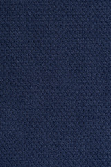 Dark blue wrinkled fabric.