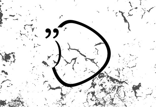  Quotation Mark Speech Bubble. Quote sign icon. Abstract background.