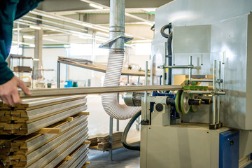 a joinery shop with old machines