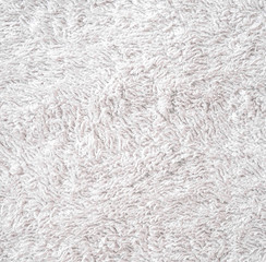  White synthetic fiber background texture.