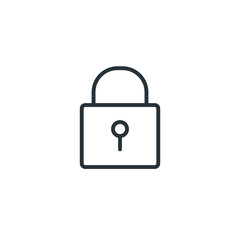 Lock vector icon