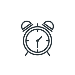 Alarm clock vector icon