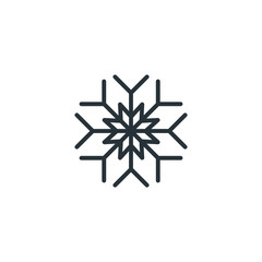 Snow vector icon