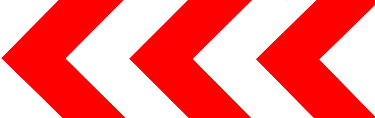 Richtungstafel Linkskurve