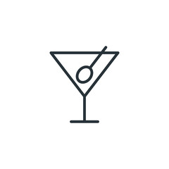 martini vector icon