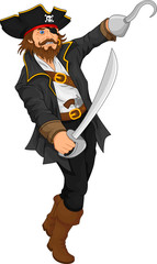 pirate holding sword