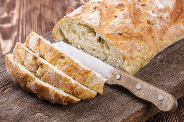 Fresh homemade bread