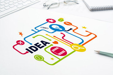 Network media background