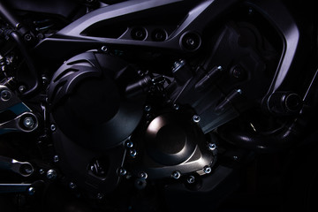 Obraz na płótnie Canvas silnik motocykla