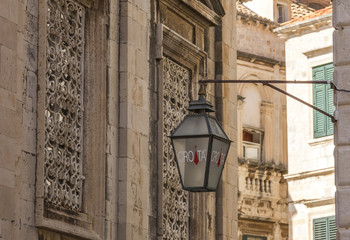 Lantern in Old Town Dubrovnik