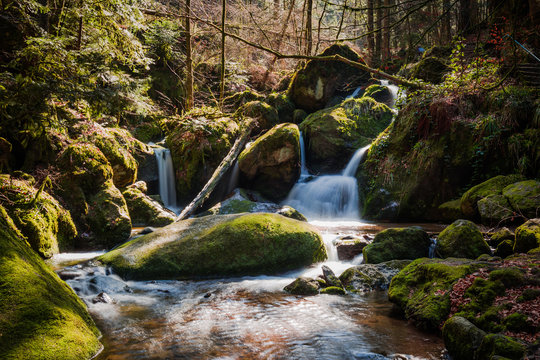 B&uuml;hlertal Gertelbach Wasserf&auml;lle Herta H&uuml;tte