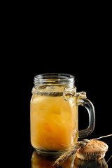 Cocktail on a black background