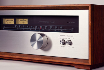 Vintage Stereo Audio Tuner Radio Tuning Knob