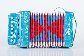 Musical toy accordion for children