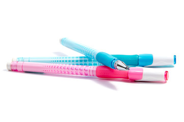 drawing crayon isolated on white background