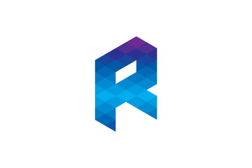 Media Creative Studio Letter R Logo Vector