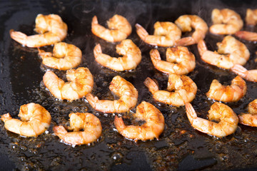 Grilled shrimps