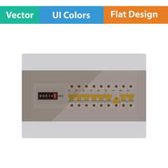 Circuit breakers box icon