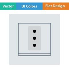 Italy electrical socket icon