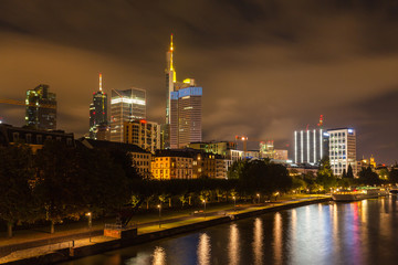 Night view of Frankfurt am Main