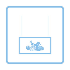 Vegetables market department icon