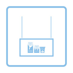 Milk market department icon