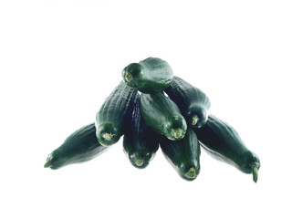 green cucumbers