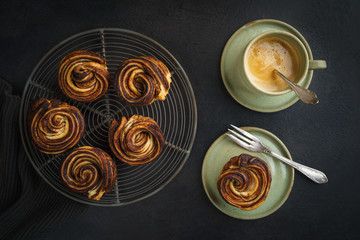 Fresh baked cruffins