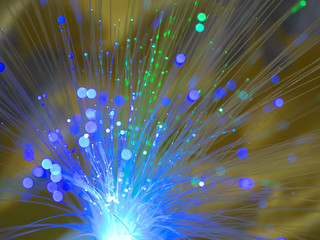 abstrect bacground multicolor fiber optics