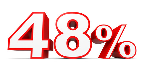 Forty eight percent off. Discount 48 %.