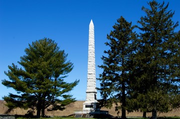 Obraz premium Finn's Point National Cemetery, Civil War Monument