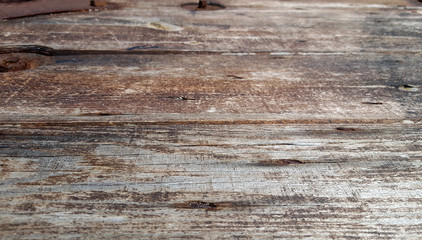 Naklejka premium Brown grunge wood board